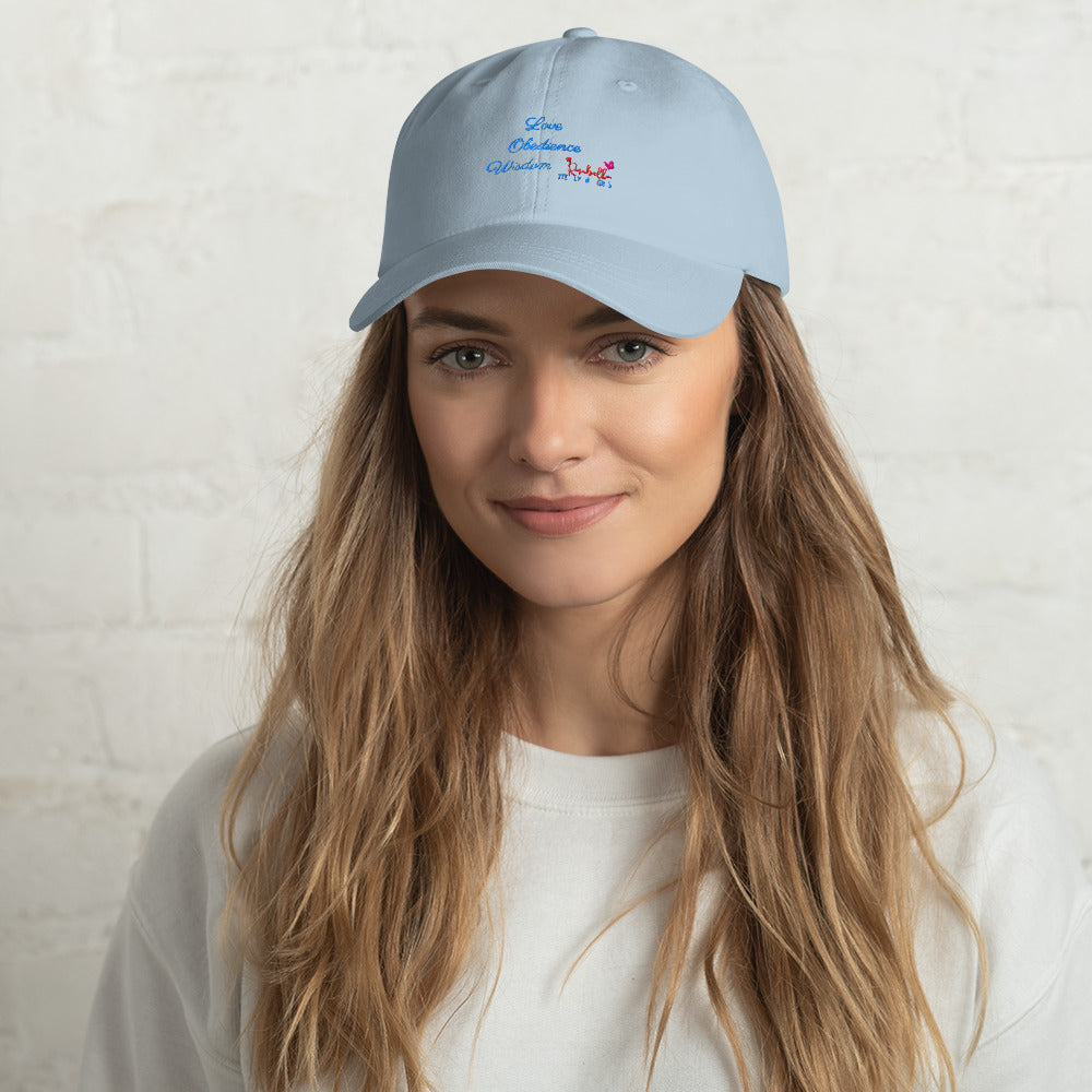 L.O.W Blue Rosabella Butterfly Thoughts Dad hat