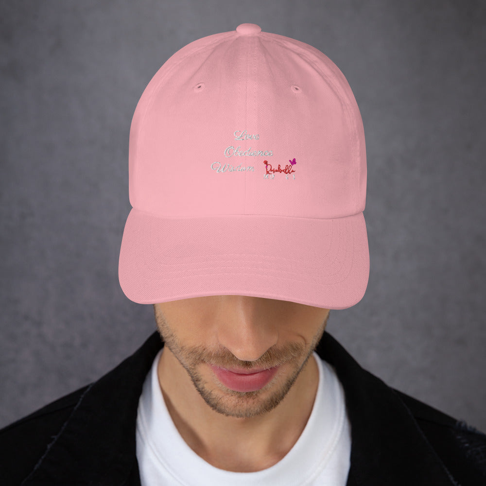 L.O.W White Rosabella Butterfly Thoughts Dad hat