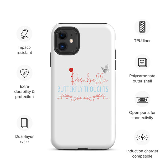 Rosabella Butterfly Thoughts - Tough iPhone case