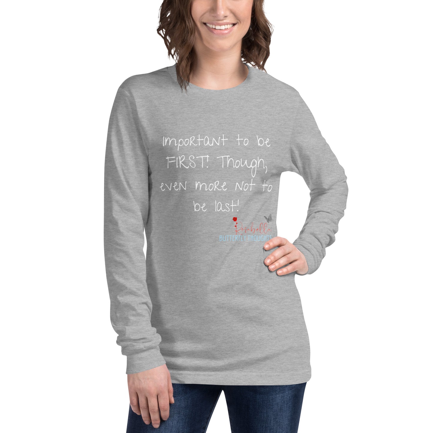 Rosabella Butterfly Thoughts - Unisex Long Sleeve Tee