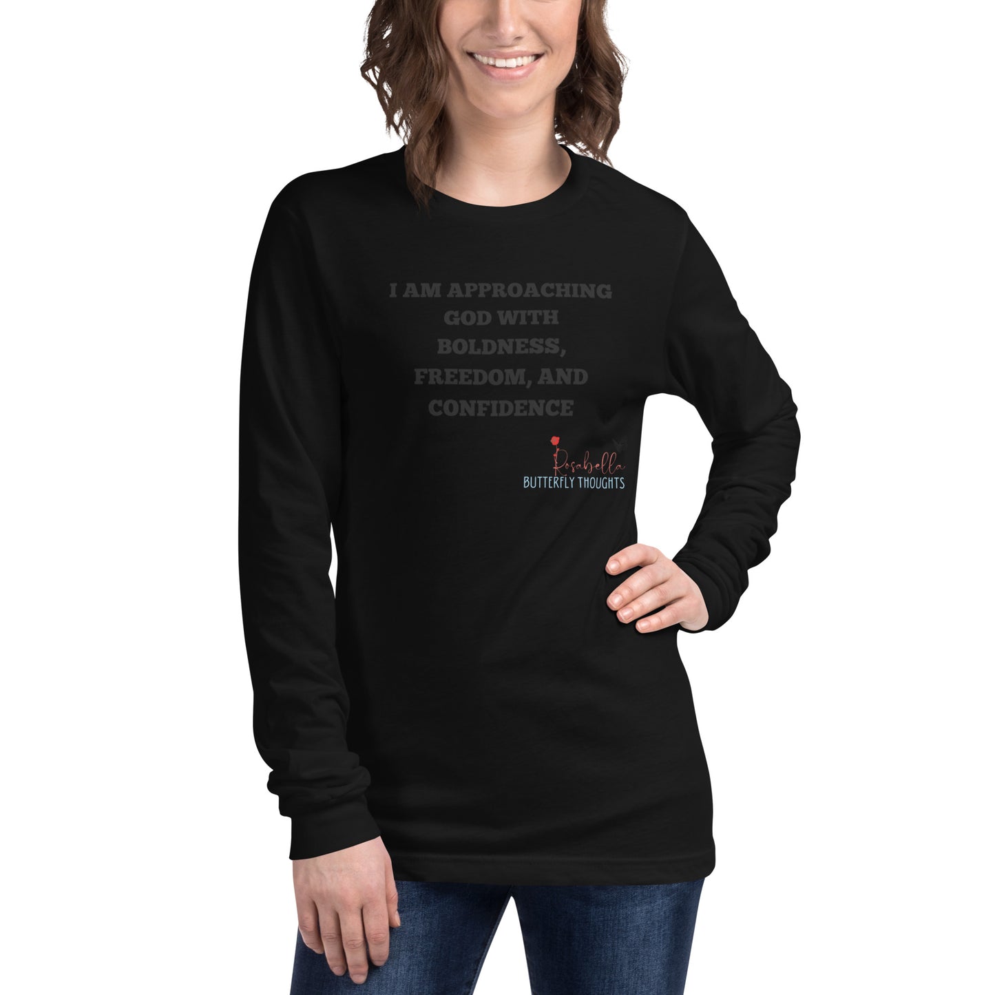 Rosabella Butterfly Thoughts - Unisex Long Sleeve Tee