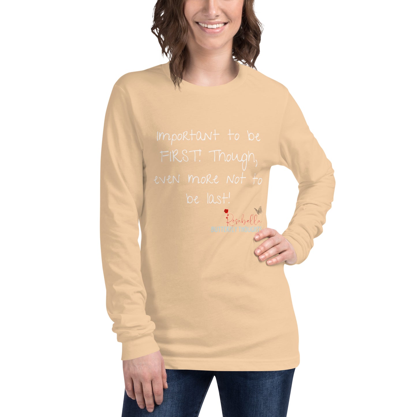 Rosabella Butterfly Thoughts - Unisex Long Sleeve Tee