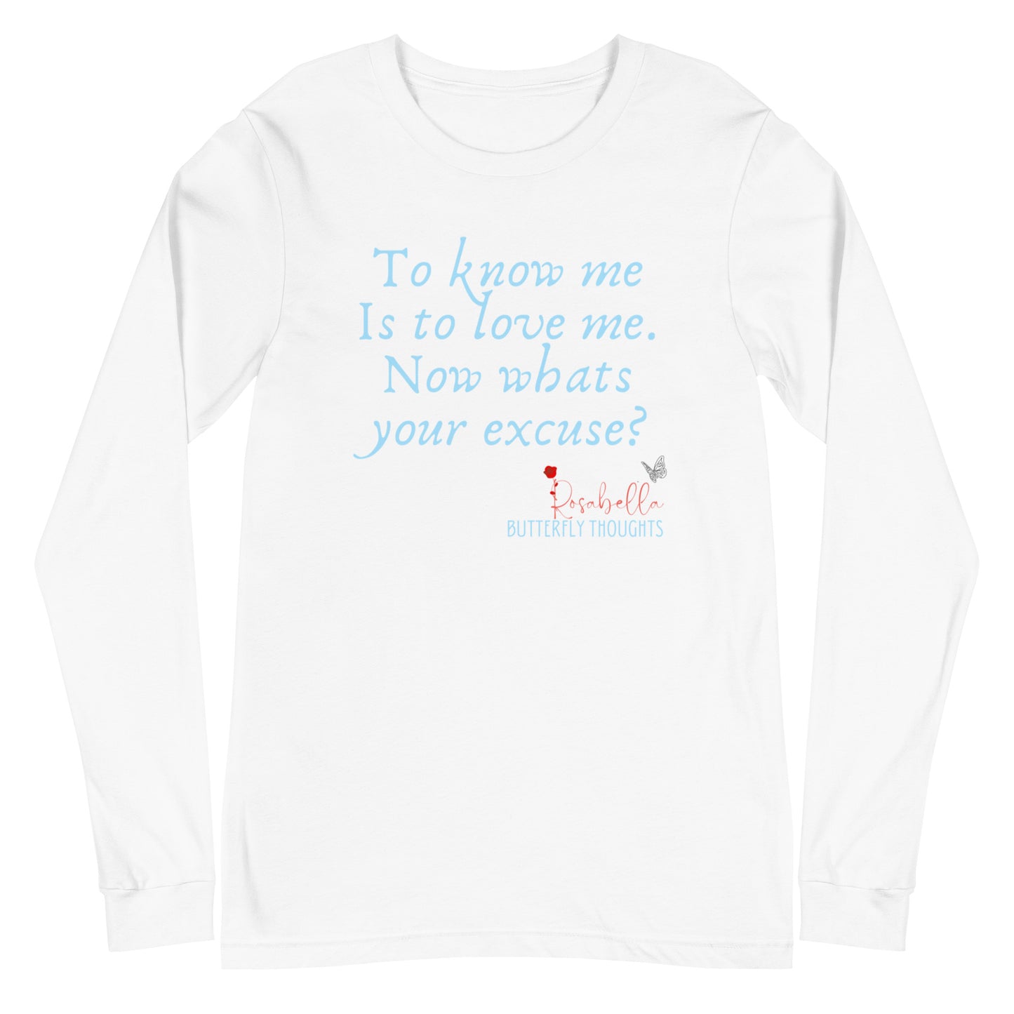 Rosabella Butterfly Thoughts - Unisex Long Sleeve Tee