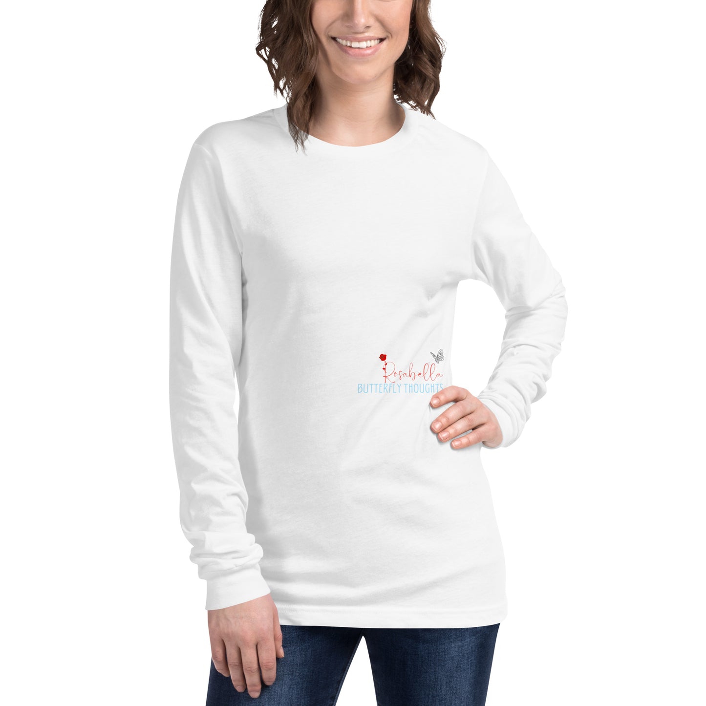 Rosabella Butterfly Thoughts - Unisex Long Sleeve Tee