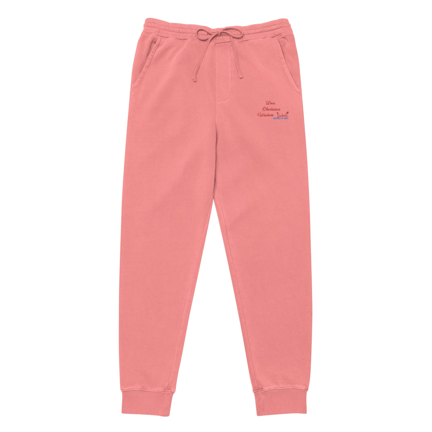 L.O.W Red Rosabella Butterfly Thoughts Sweatpants