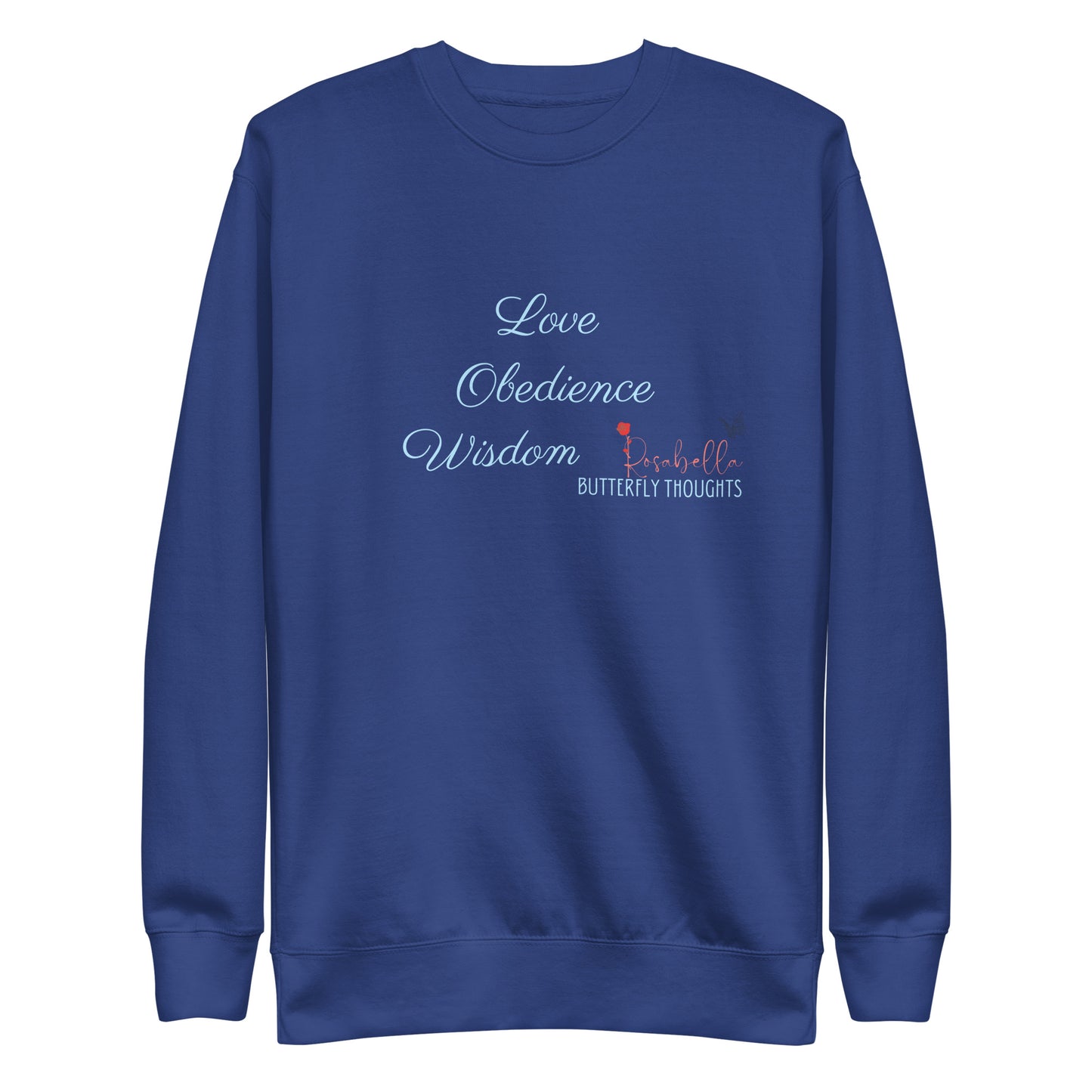 L.O.W Blue Rosabella Butterfly Thoughts Sweatshirt