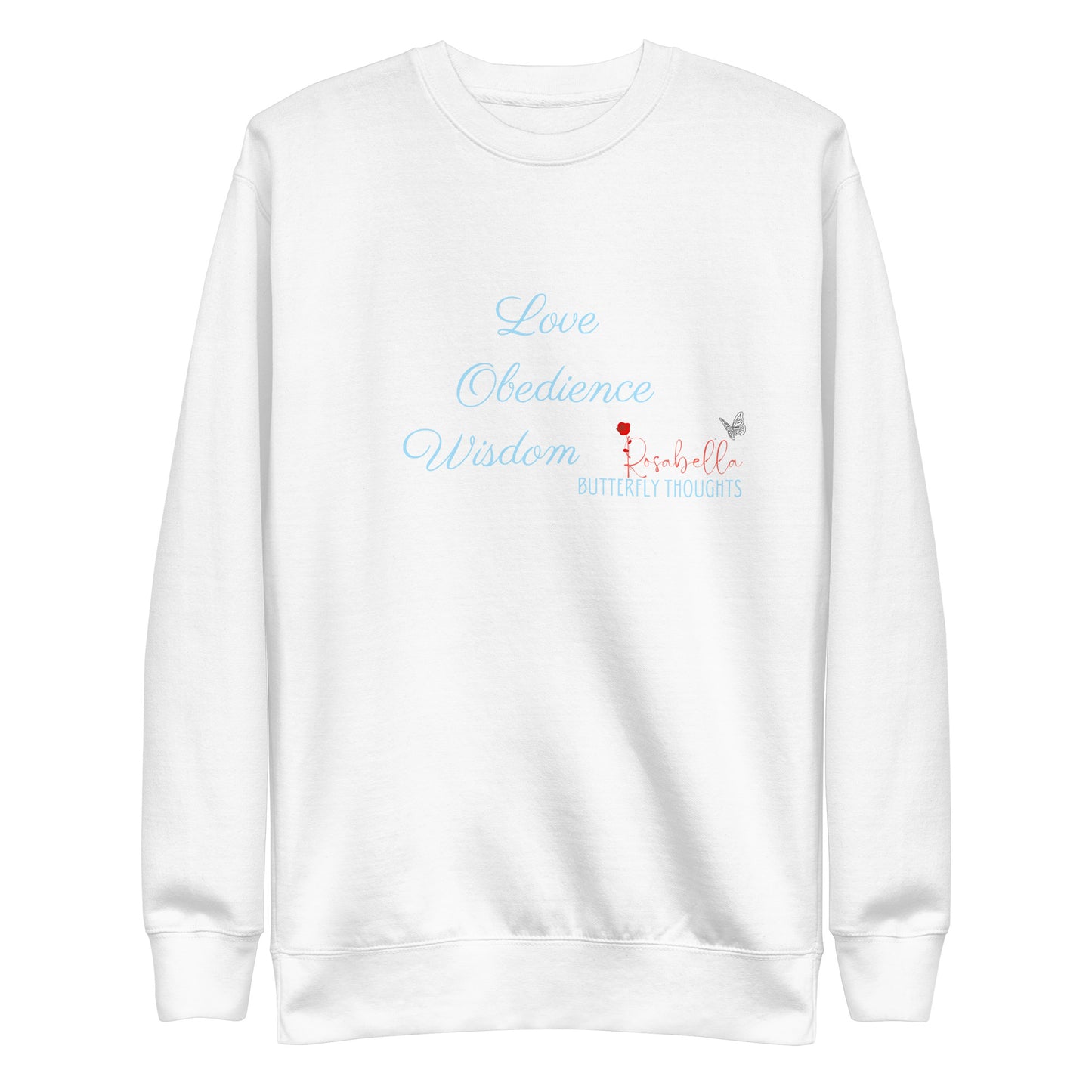 L.O.W Blue Rosabella Butterfly Thoughts Sweatshirt