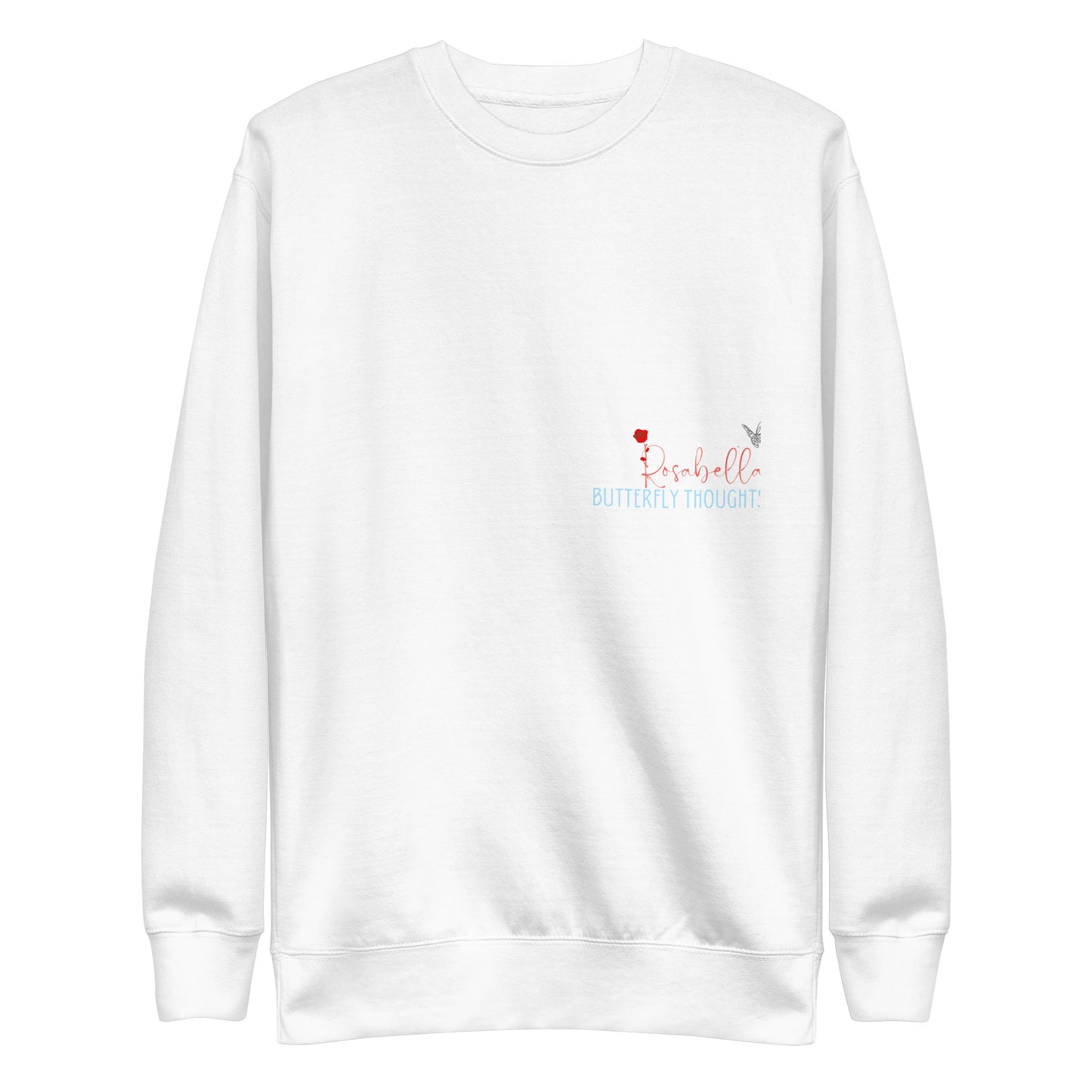 L.O.W White Rosabella Butterfly Thoughts Sweatshirt