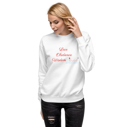 L.O.W Red Rosabella Butterfly Thoughts Sweatshirt