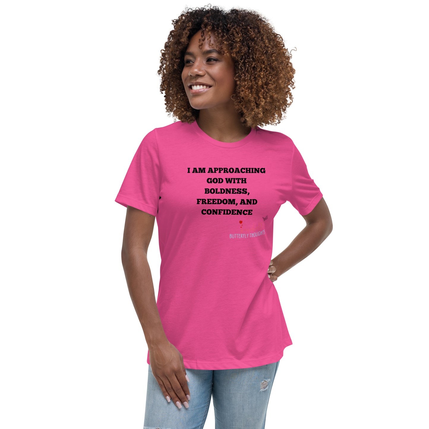 Rosabella Butterfly Thoughts Tee - I Am Approaching God