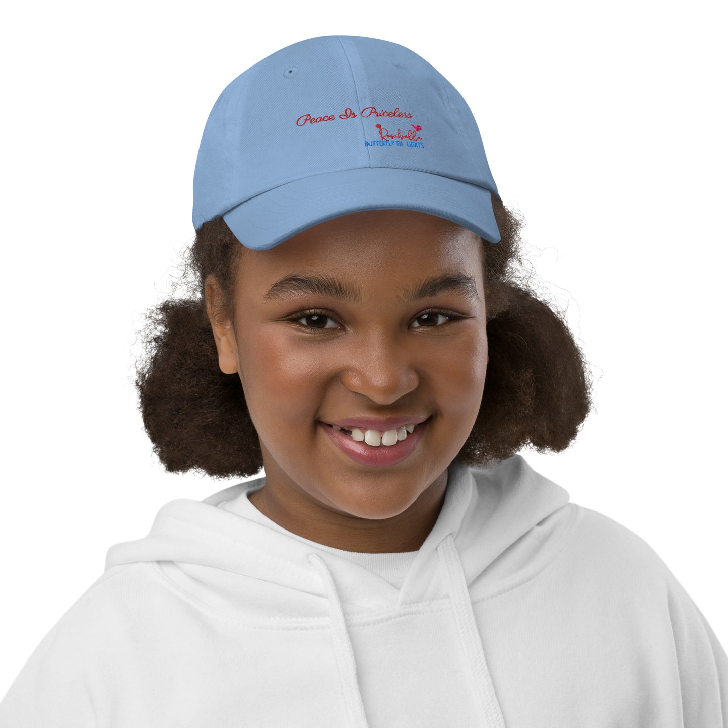 Rosabella Butterfly Thoughts - Youth baseball cap