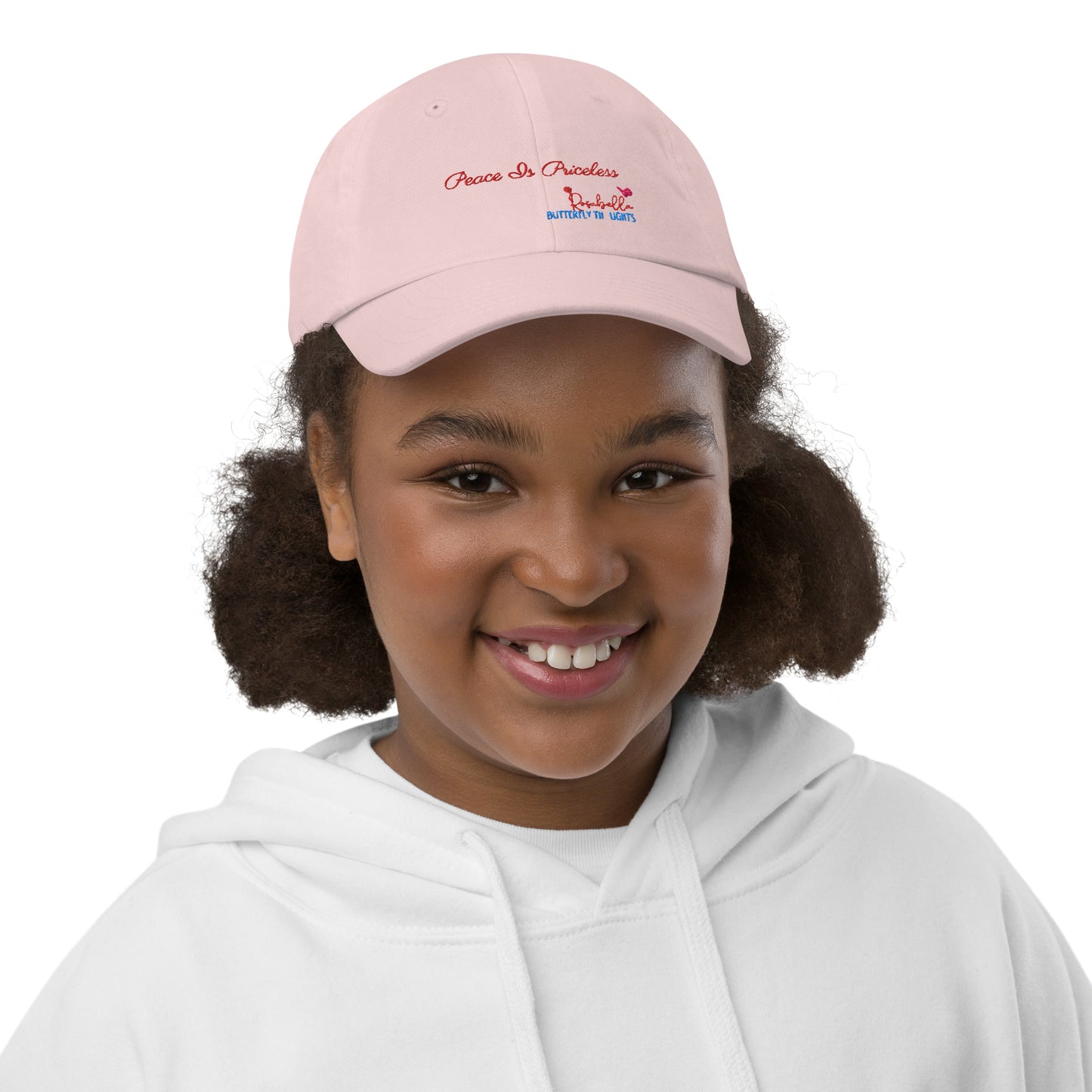 Rosabella Butterfly Thoughts - Youth baseball cap