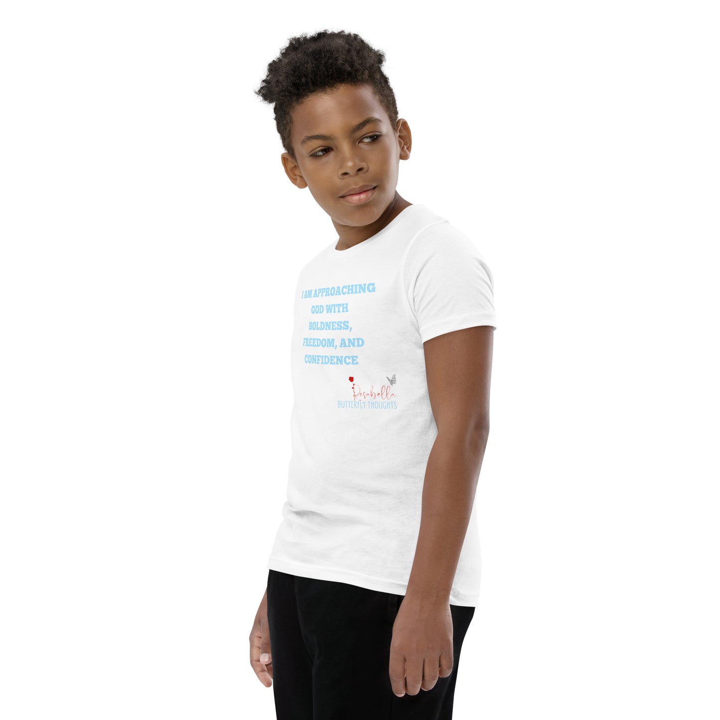 Rosabella Butterfly Thoughts - Youth Short Sleeve T-Shirt