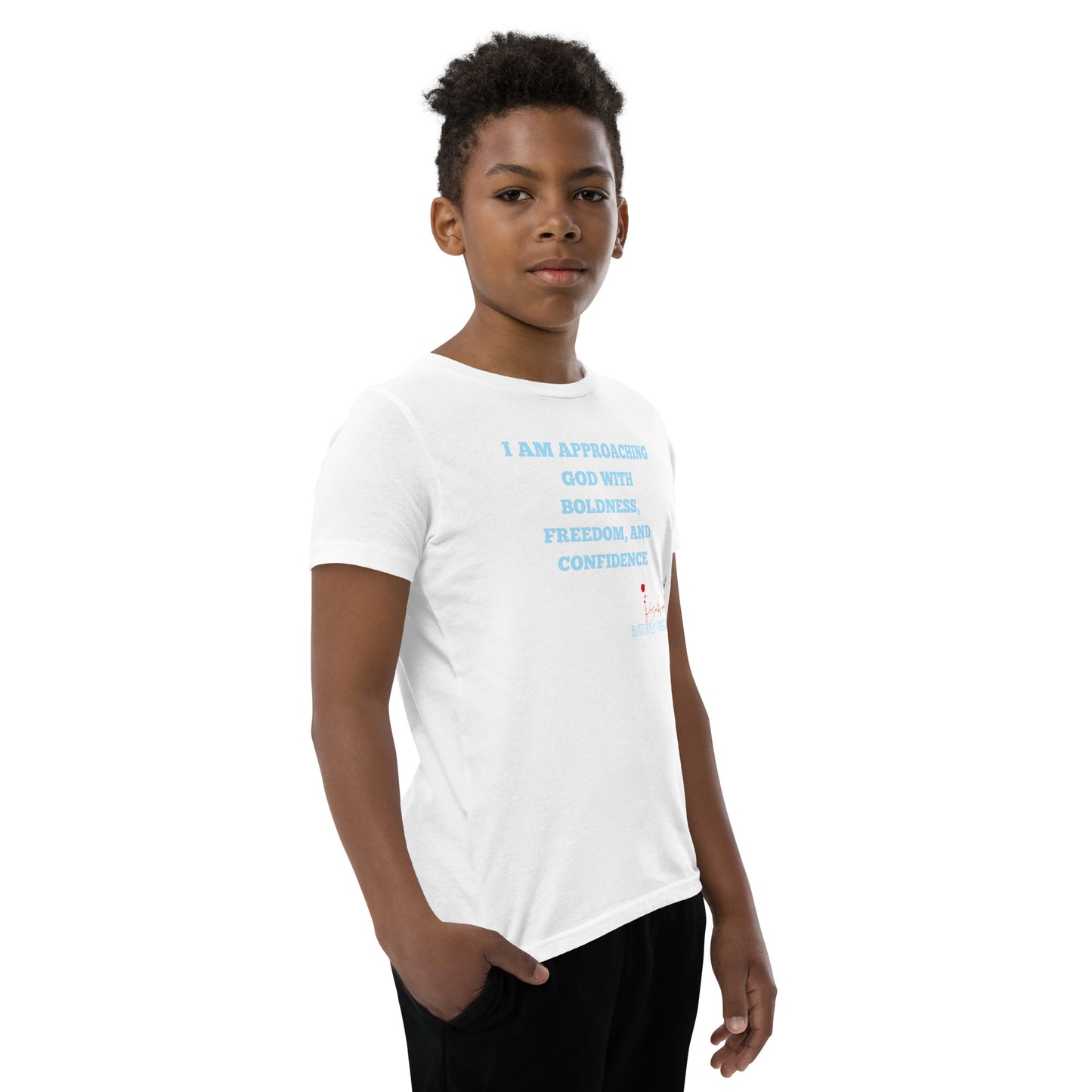 Rosabella Butterfly Thoughts - Youth Short Sleeve T-Shirt